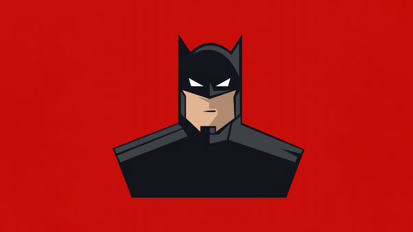 Batman Red Artwork Wallpaper