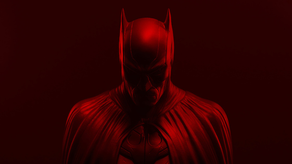 Batman Red Background Wallpaper