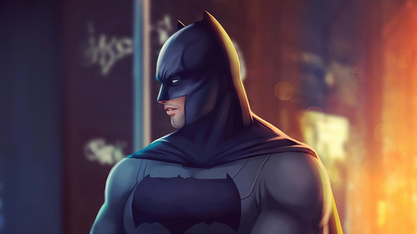 Batman Side Face Wallpaper