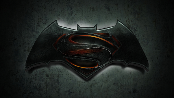 Batman Superman Logo 4k Wallpaper