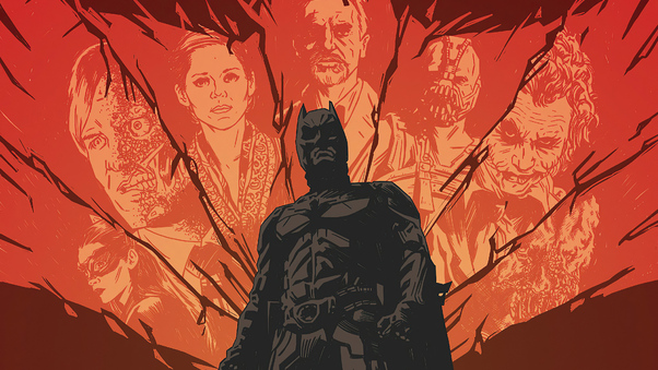 Batman The Dark Knight Hero Wallpaper