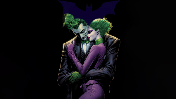 Batman The Joker Inside Out Wallpaper
