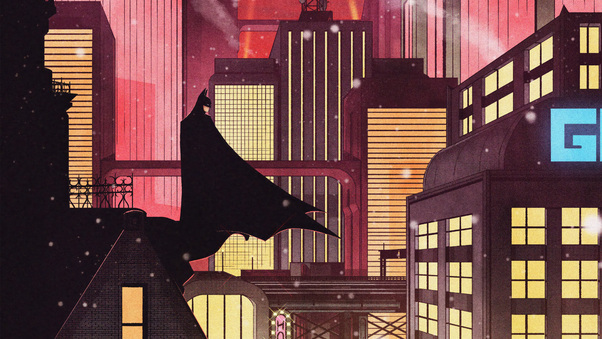 Batman The Silent Protector Haunting The Night Wallpaper