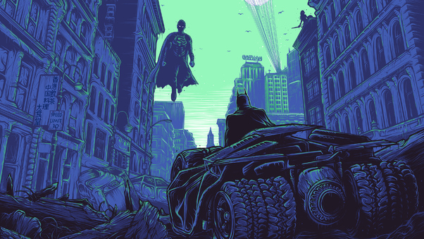 Batman V Superman Art 4k Wallpaper