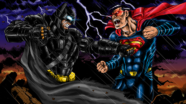 Batman V Superman Fan Art Illustration Wallpaper