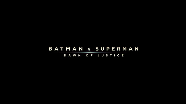 Batman v Superman Logo Wallpaper