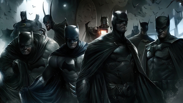 Batman Versions Wallpaper