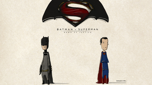 Batman Vs Superman Fan Art Wallpaper