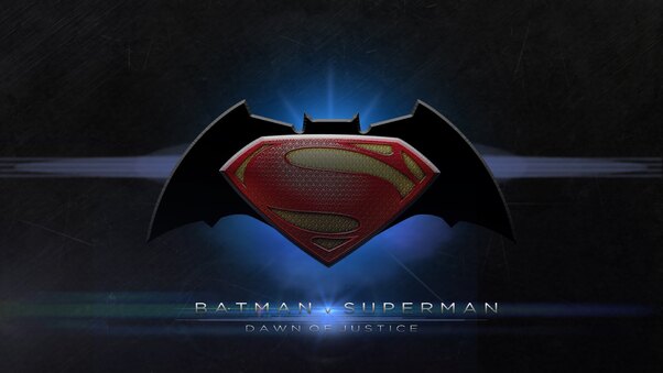 Batman vs Superman Logo Wallpaper