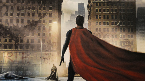 Batman Vs Superman Painting 5k Wallpaper