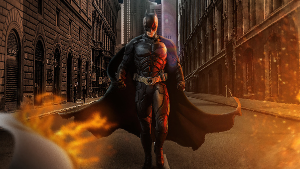 Batman Walking 4k Wallpaper