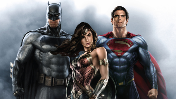 Batman Wonder Woman Superman 4k Wallpaper