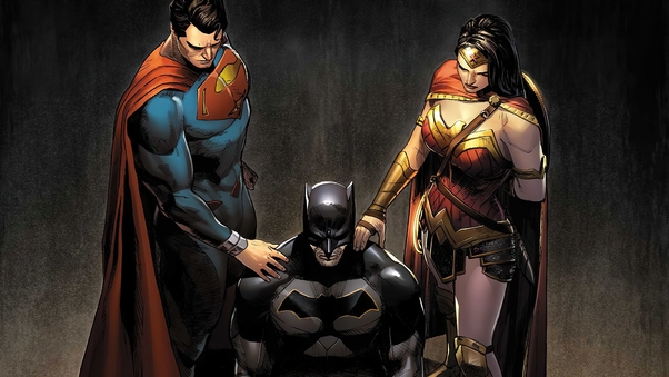 Batman Wonder Woman Superman Together Wallpaper