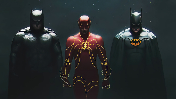 Batmans And Flash 4k Wallpaper