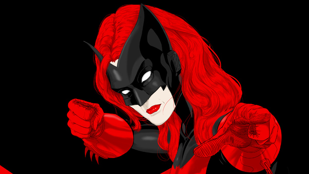 Batwoman Digital Drawing Wallpaper