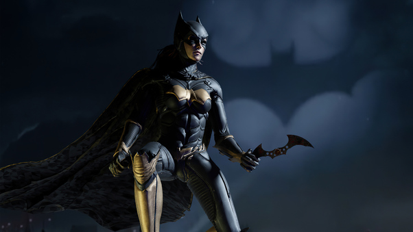 Batwoman With Batarang 4k Wallpaper