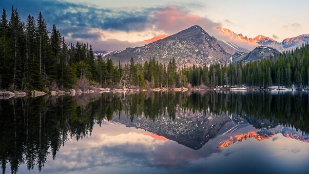 Bear Lake Reflection At Rocky Mountain National Park 4k Wallpaper