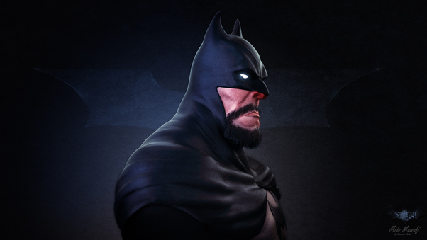 Bearded Batman New Wallpaper