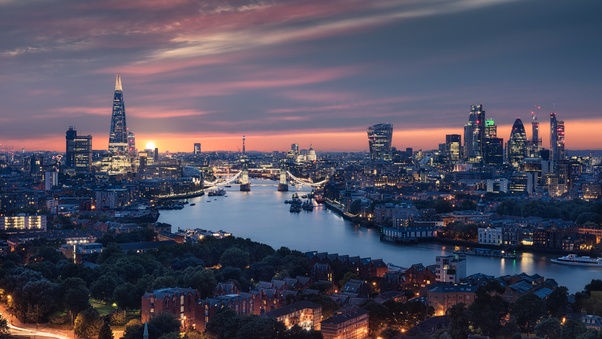 Beautiful London City View 8k Wallpaper