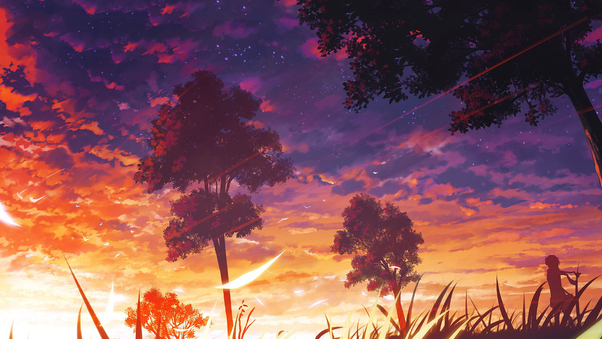 Beautiful Sunset Art Wallpaper