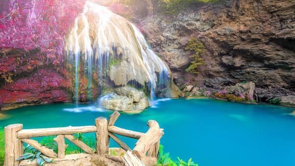 Beautiful Waterfall In Thailand Wallpaper