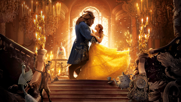 Beauty And The Beast 8k Wallpaper