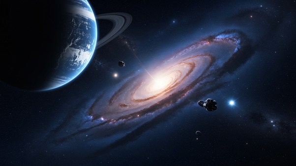 Beyond The Rings Cosmic Odyssey (3000x2000) Resolution Wallpaper