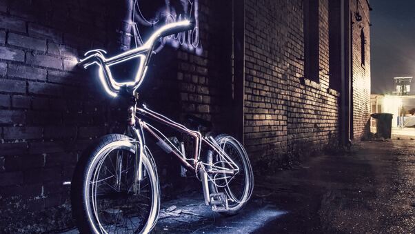Bicycle Neon 5k Wallpaper