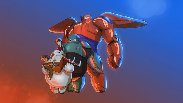 Big Hero 6 Baymax 4k (1336x768) Resolution Wallpaper