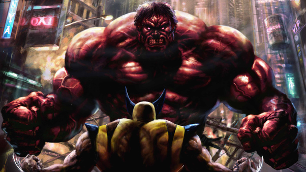Big Trouble With Red Hulk Wallpaper