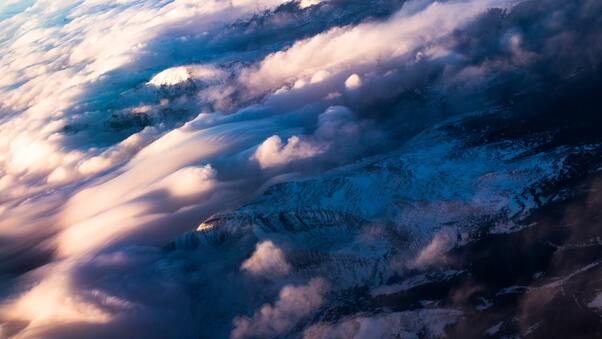 Birds Eye View Of Clouds 5k Wallpaper