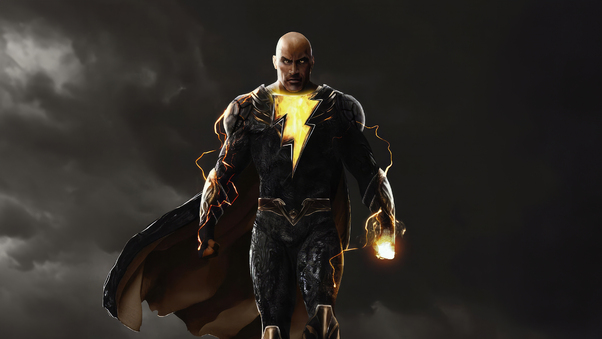 Black Adam The Electrifying Antihero Wallpaper