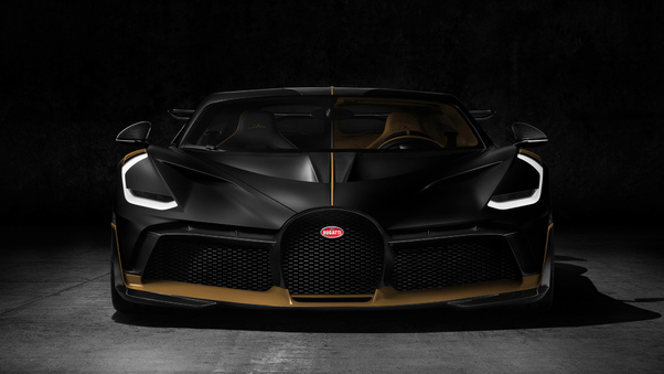 Black And Brown Bugatti Divo Wallpaper
