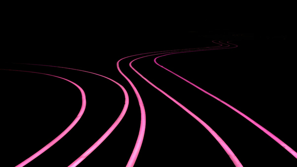 Black And Pink Track 5k Wallpaper