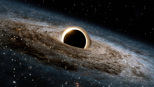 Black Hole Ai (3000x2000) Resolution Wallpaper