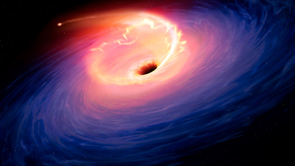 Black Hole Space 5k Wallpaper
