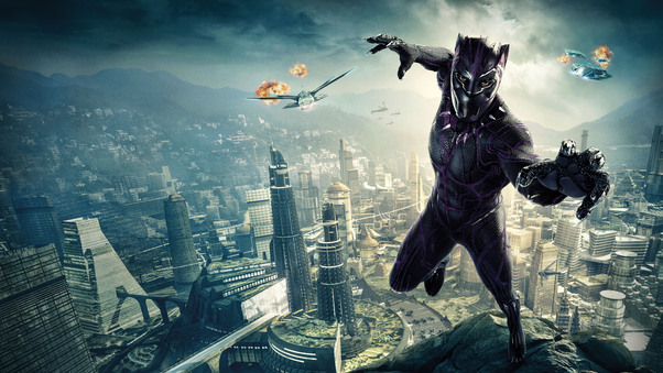 Black Panther 10k Poster Wallpaper