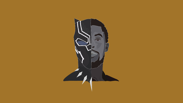 Black Panther 2018 4K Minimalism Wallpaper