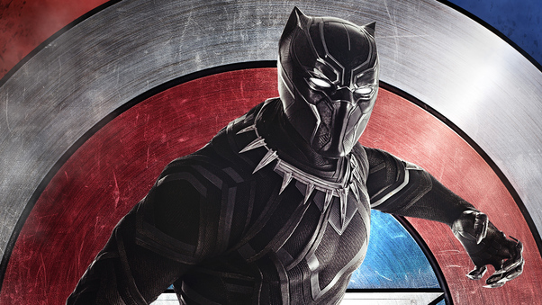 Black Panther 5k Civil War Wallpaper