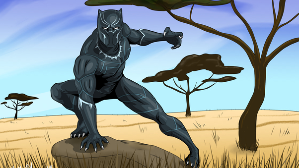 Black Panther 5K New Artwork Wallpaper