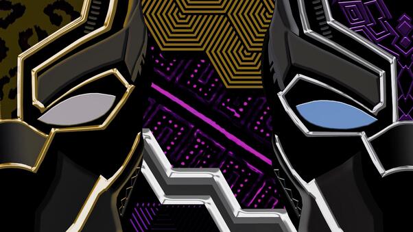 Black Panther And Erik Killmonger Artwork 4k Wallpaper