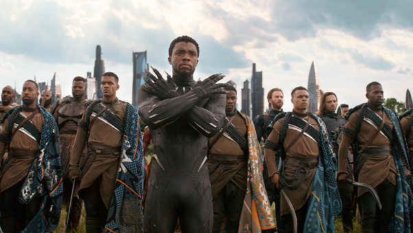 Black Panther In Avengers Infinity War 2018 Wallpaper