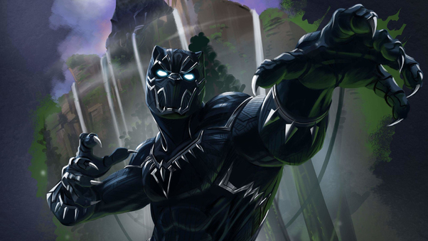 Black Panther Key Art Wallpaper