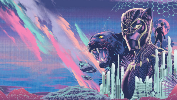 Black Panther Poster 4k Wallpaper