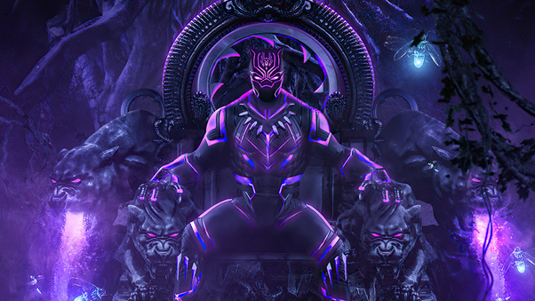 Black Panther Throne 2020 Wallpaper