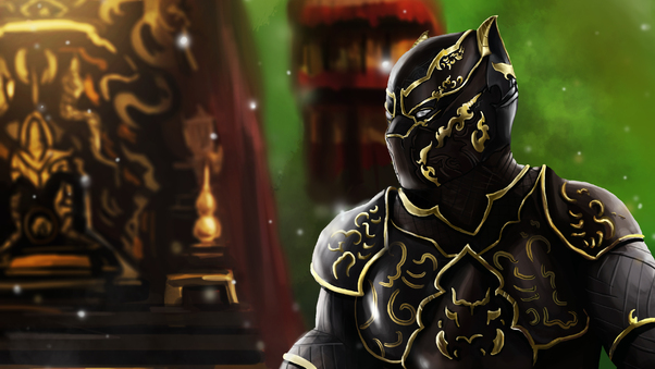 Black Panther Wakanda King Artwork Wallpaper