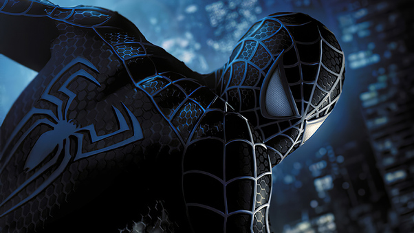 Black Spider Man Wallpaper