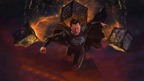 Black Superman Justice League 2020 Wallpaper