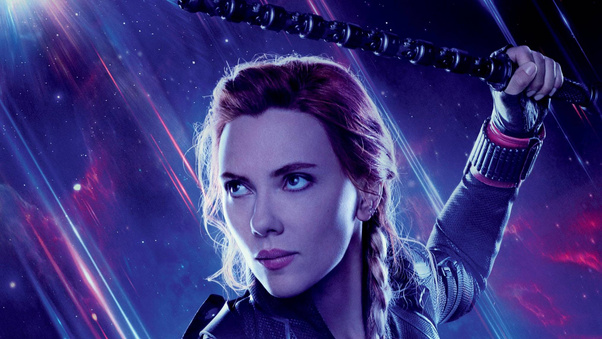 Black Widow In Avengers Endgame Wallpaper