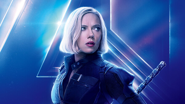 Black Widow In Avengers Infinity War New 8k Poster Wallpaper